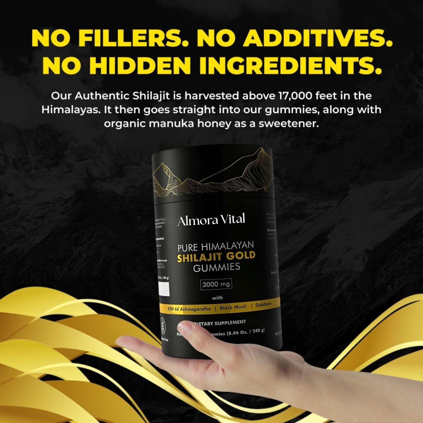 Almora Vital™ Shilajit Gummies