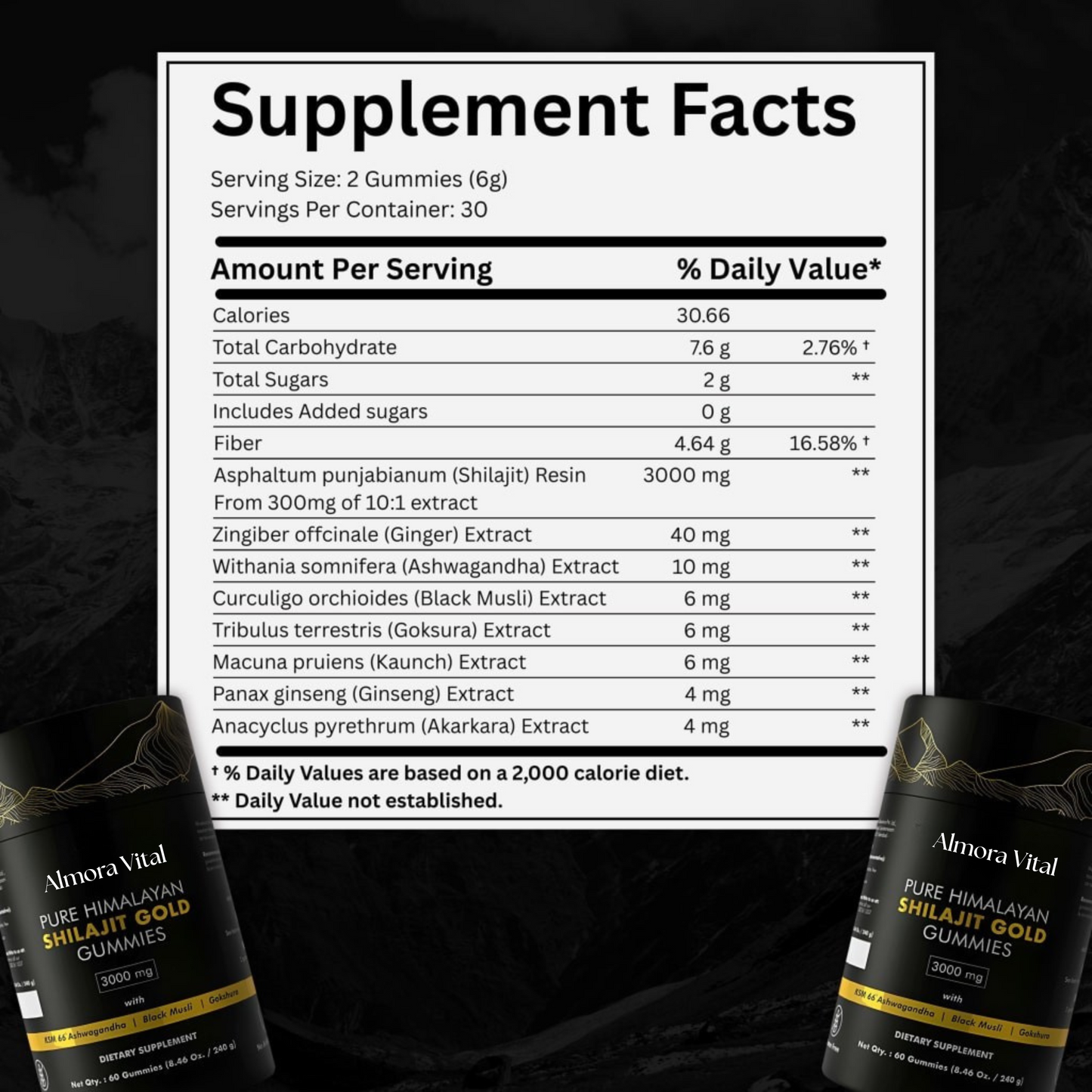 Almora Vital™ Shilajit Gummies