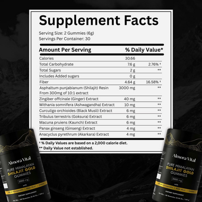 Almora Vital™ Shilajit Gummies