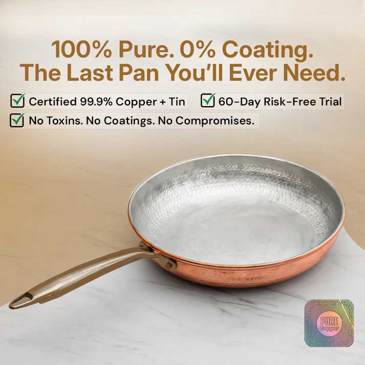 Almora Copper Ritual Hand-Hammered-Edition Pan