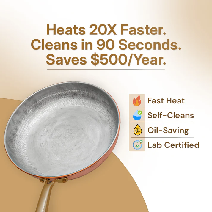 Almora Copper Ritual Hand-Hammered-Edition Pan