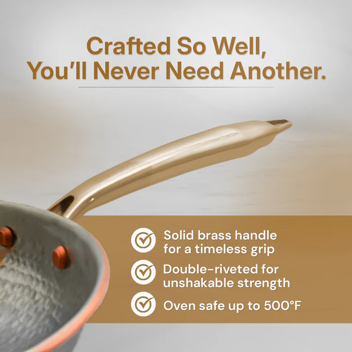 Almora Copper Ritual Hand-Hammered-Edition Pan