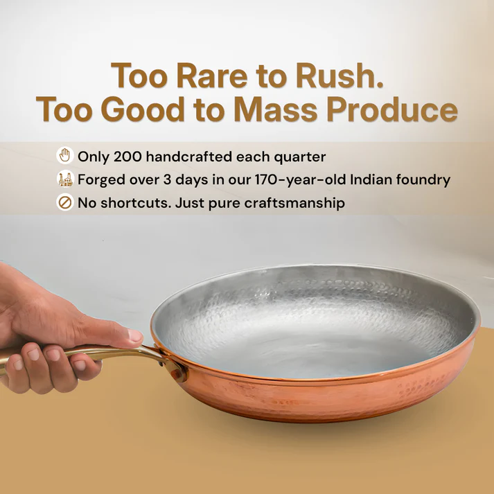 Almora Copper Ritual Hand-Hammered-Edition Pan